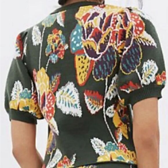 Farm Rio Margarita floral knit top - Picture 5 of 12